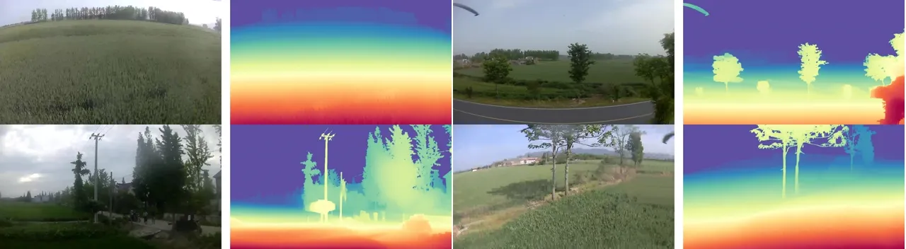 Depth Anything V2 单目深度估计批量可视化拼贴图